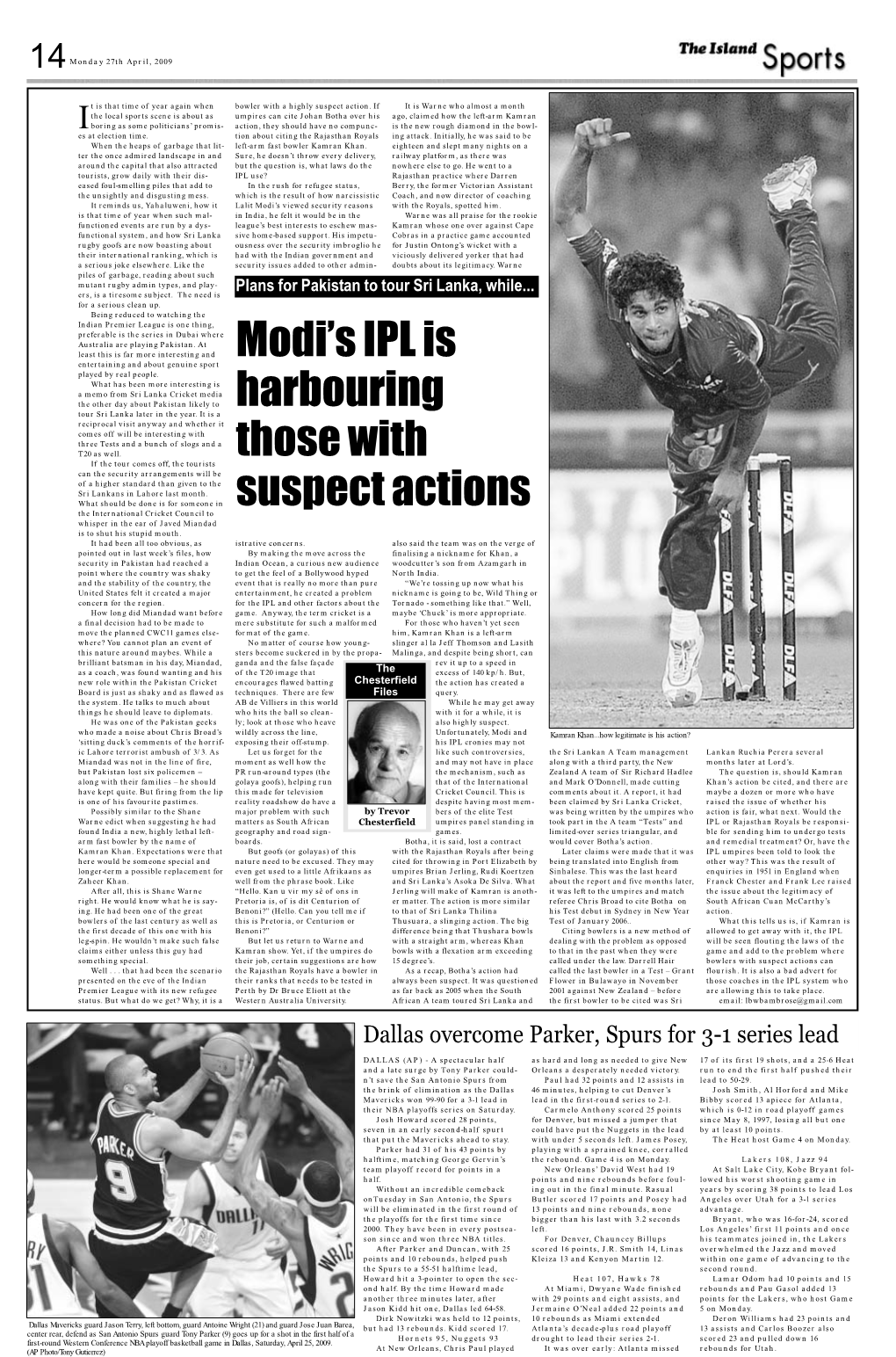 Modi's IPL Is Harbouring Those with Suspect Actions