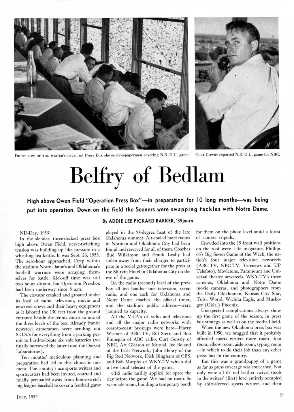 Belfry of Bedlam