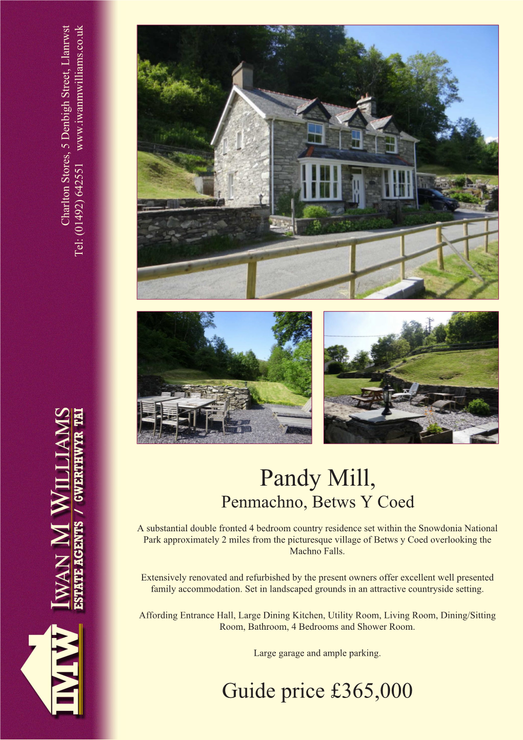 Pandy Mill, Machno Falls