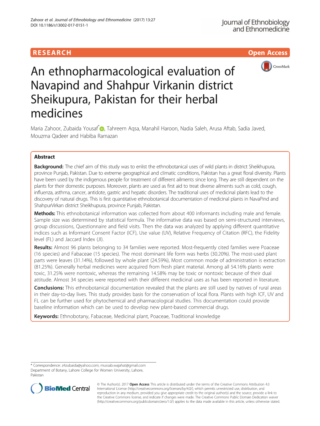 An Ethnopharmacological Evaluation of Navapind and Shahpur Virkanin