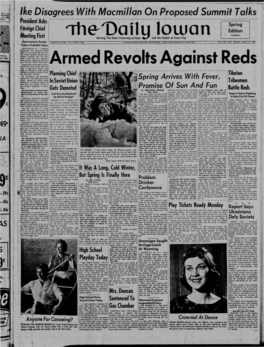 Daily Iowan (Iowa City, Iowa), 1959-03-21