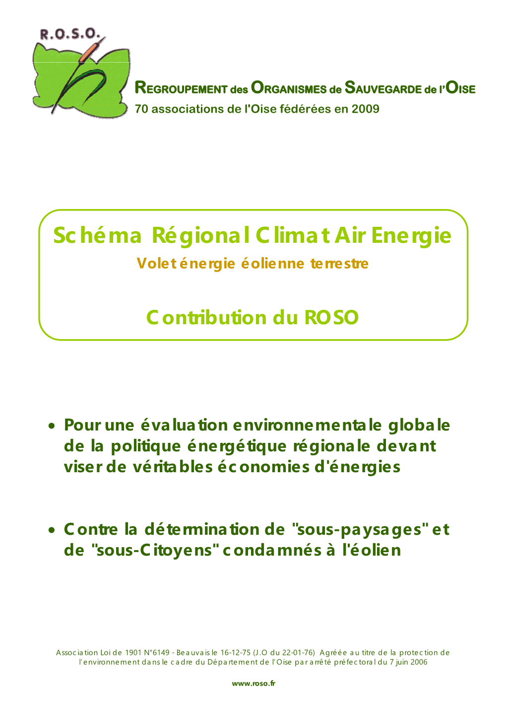 Schéma Régional Climat Air Energie