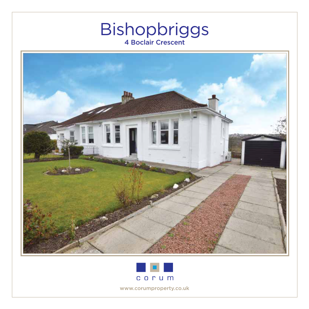 Bishopbriggs 4 Boclair Crescent