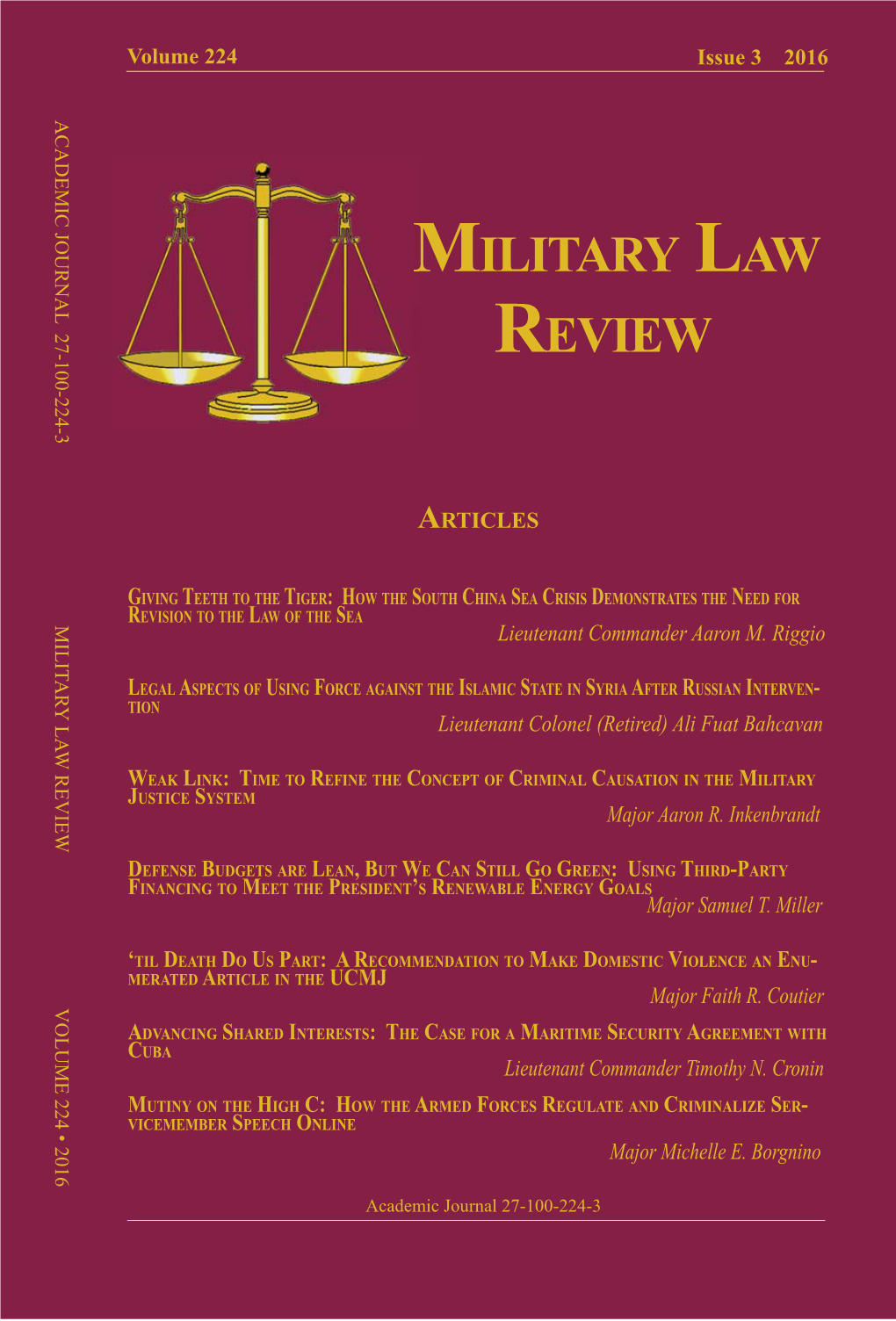 Military Law Review