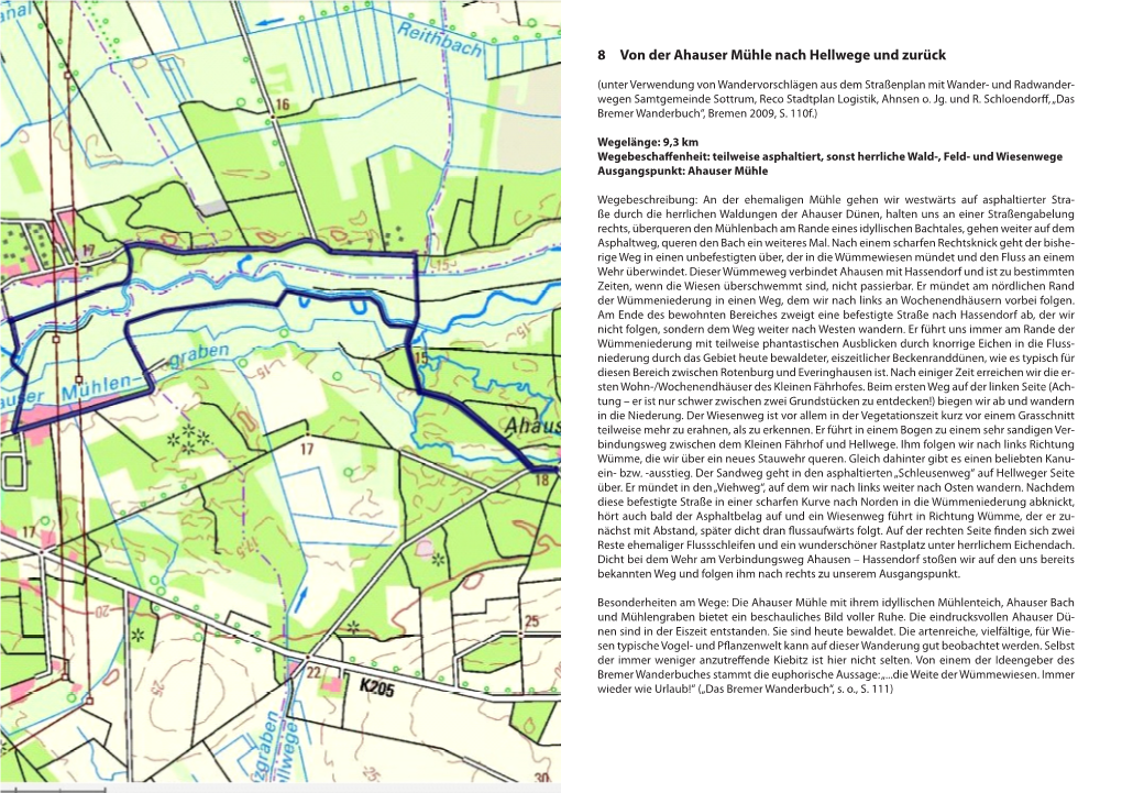 8 Von Der Ahauser Mühle Nach Hellwege Und Zurück