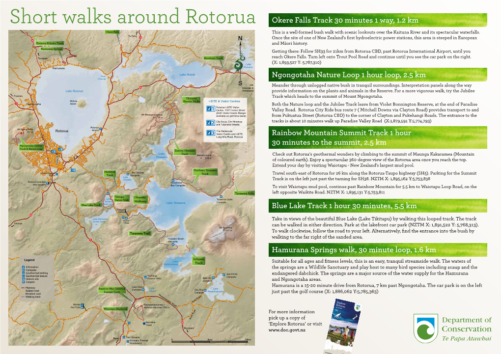 Short Walks Around Rotorua