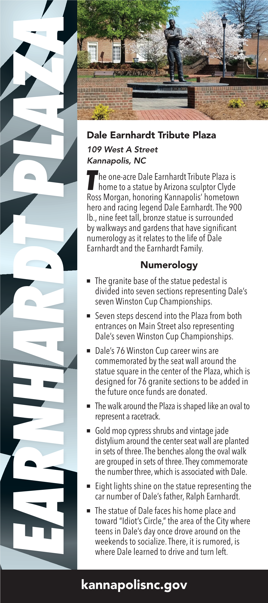 The One-Acre Dale Earnhardt Tribute Plaza Is