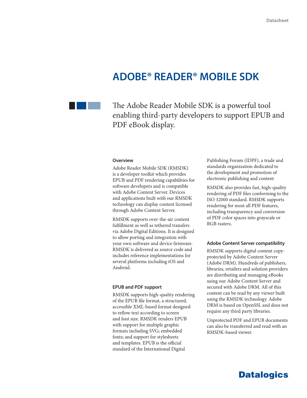 Adobe® Reader® Mobile Sdk