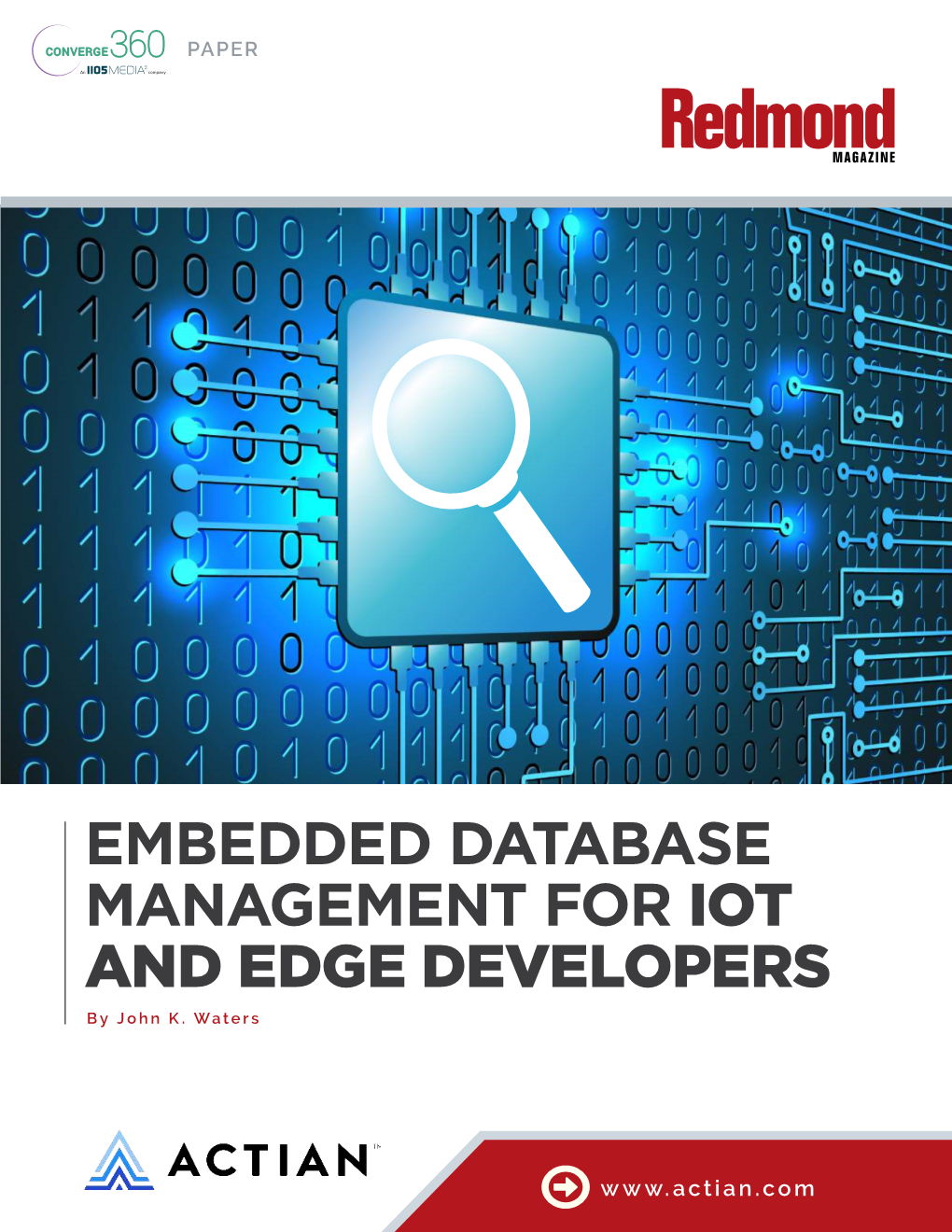 EMBEDDED DATABASE MANAGEMENT for IOT and EDGE DEVELOPERS by John K