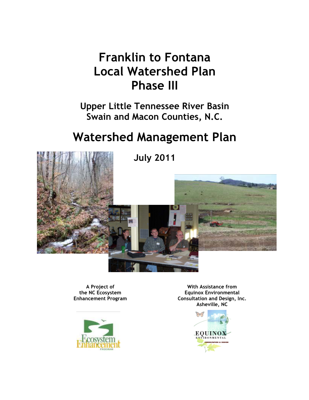 Franklin to Fontana Local Watershed Plan Phase III