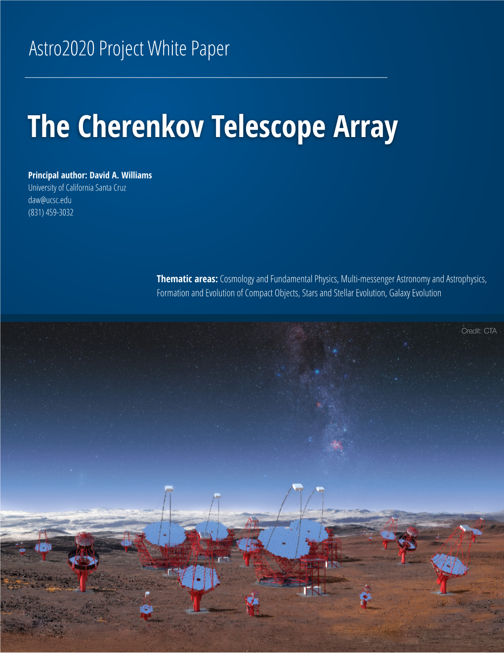 The Cherenkov Telescope Array