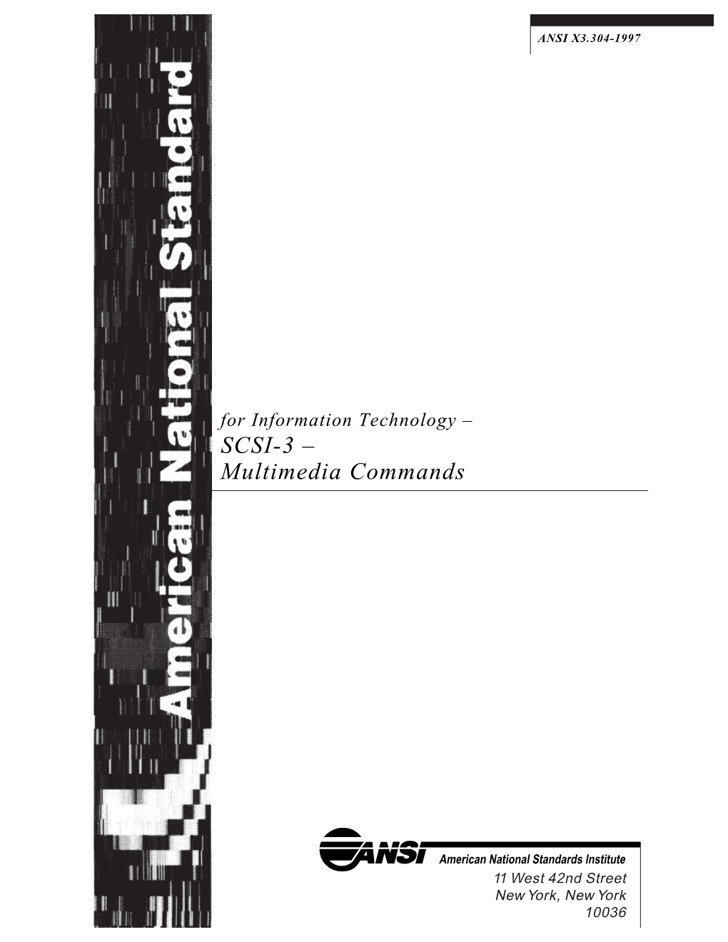 SCSI-3 – Multimedia Commands