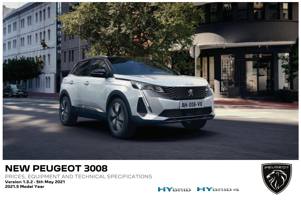 New Peugeot 3008 Prices & Specs