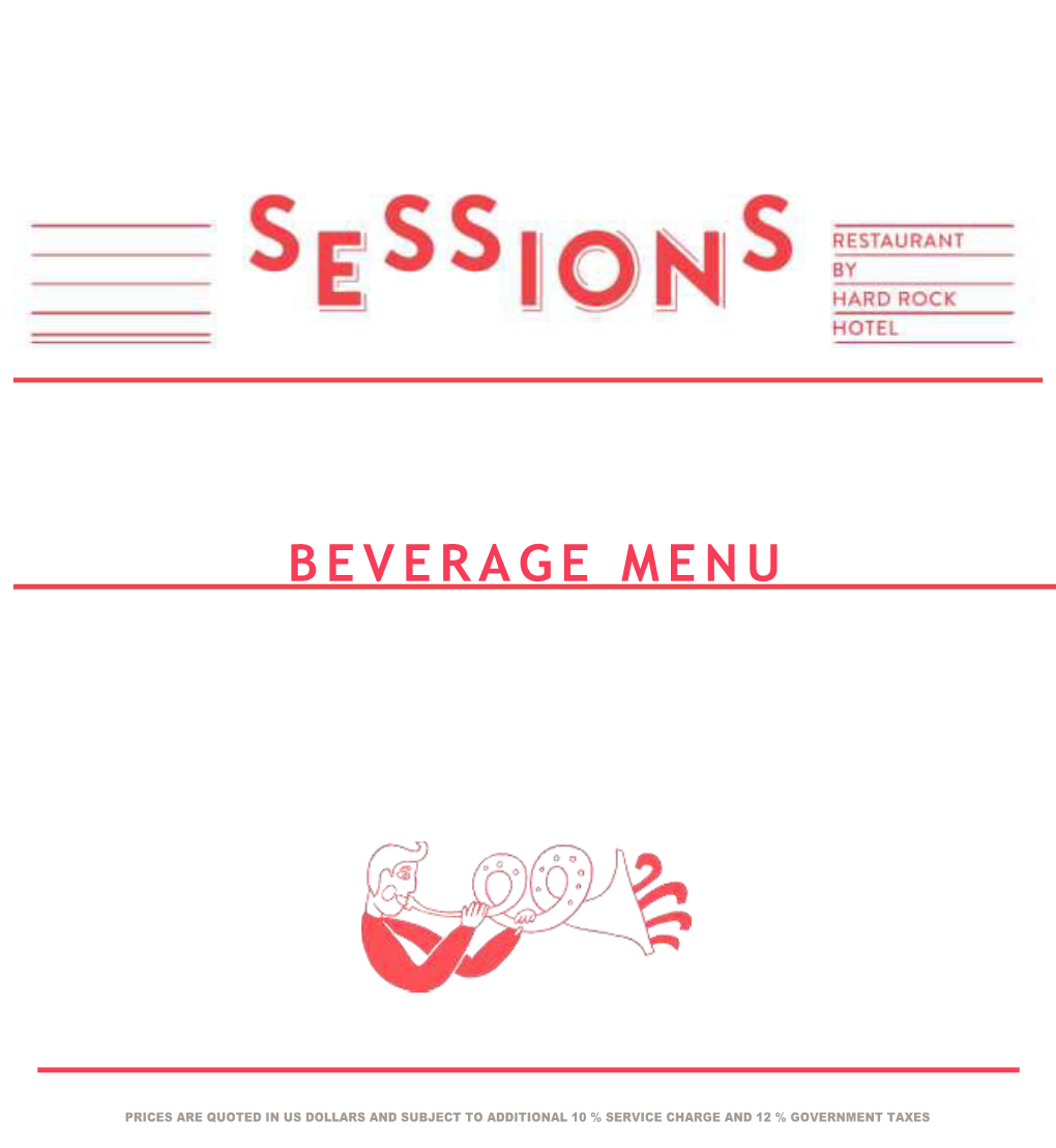 Beverage Menu