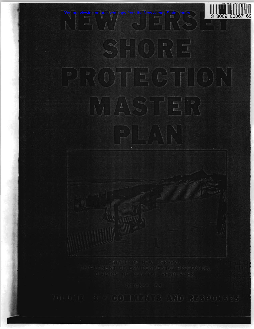 New Jersey Shore Protection Master Plan