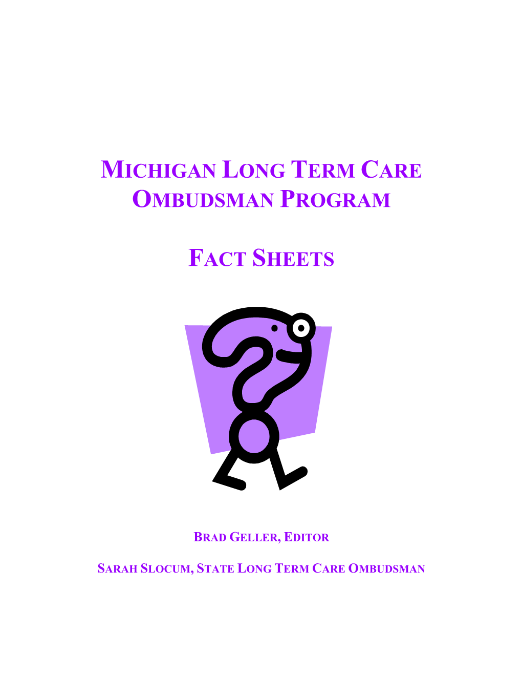 Michigan Long Term Care Ombudsman Program Fact