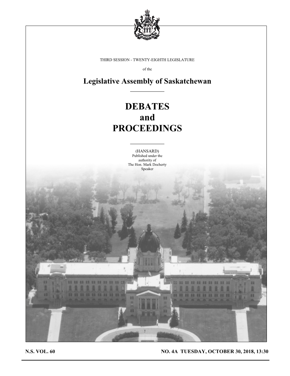 DEBATES and PROCEEDINGS