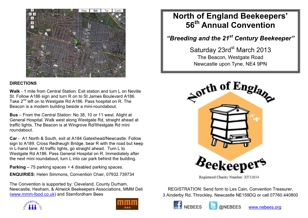 North of England Beekeepers' 56 Annual Convention