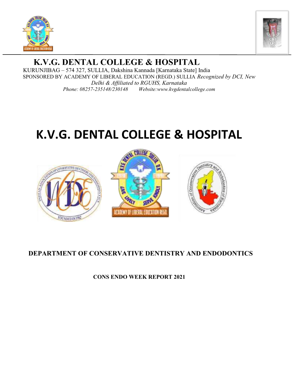 K.V.G. Dental College & Hospital