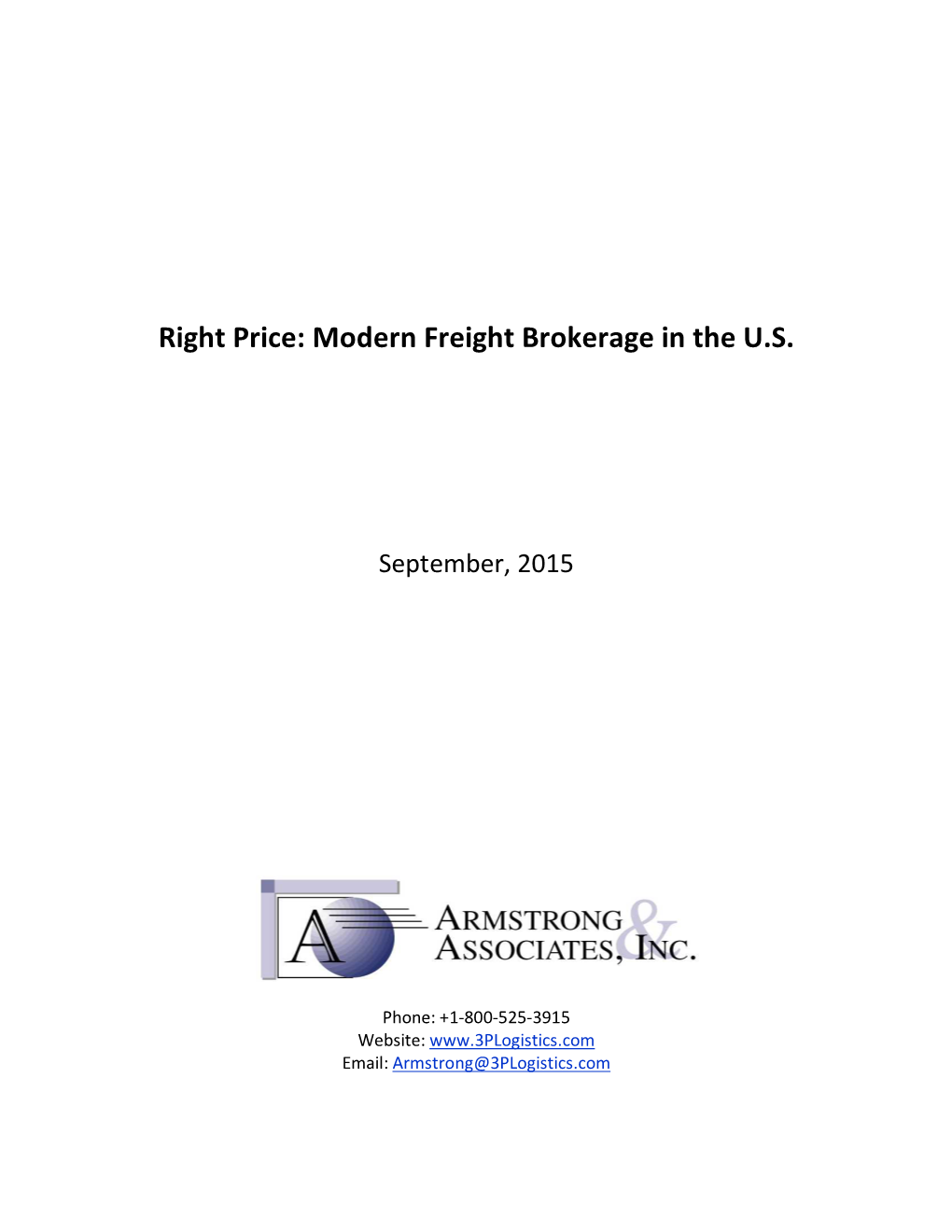 Modern Freight Brokerage in the US