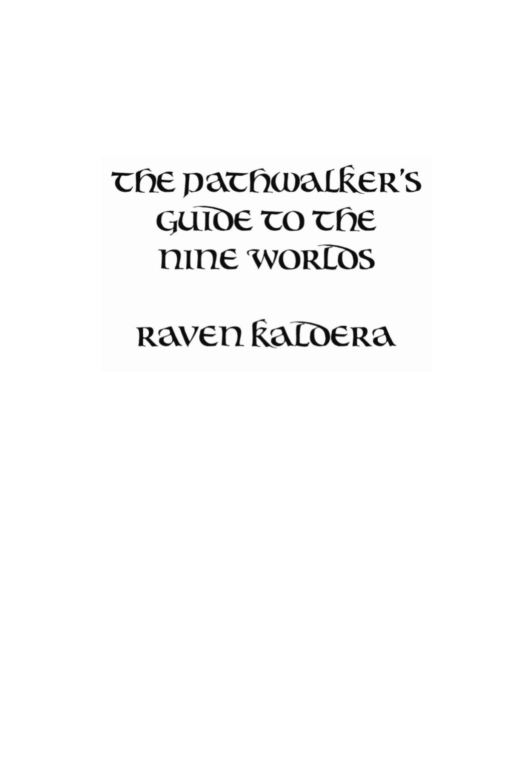 The-Pathwalker S-Guide-To-The-Nine