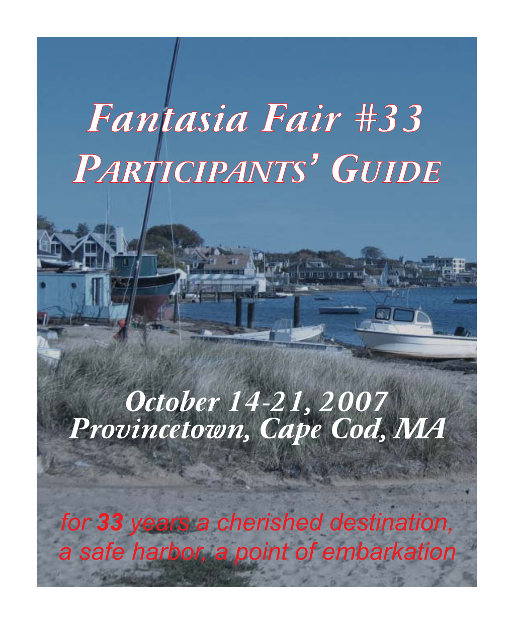 Fantasia Ffair ##33 ' GUIDE