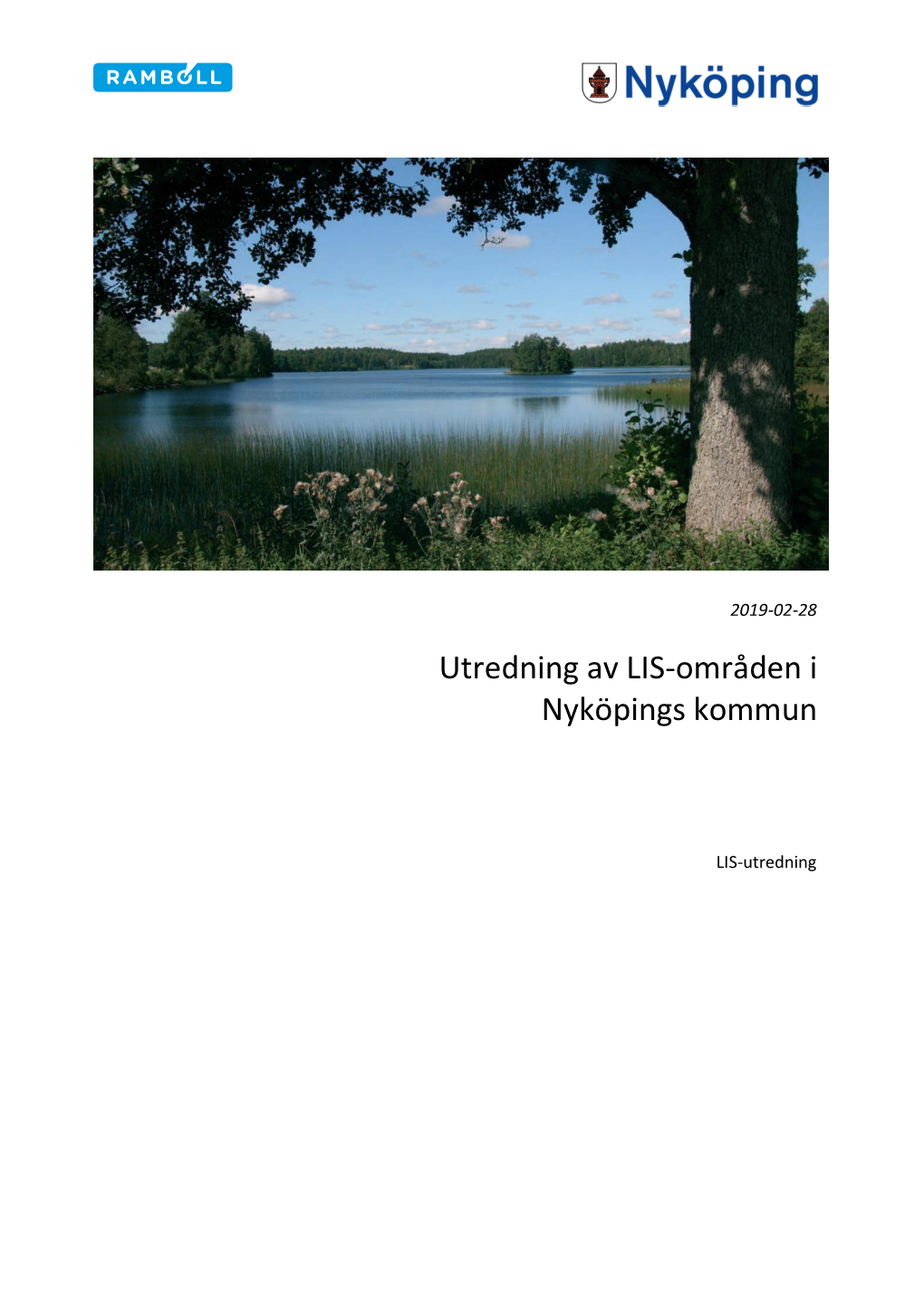 Utredning Av LIS-Områden I Nyköpings Kommun