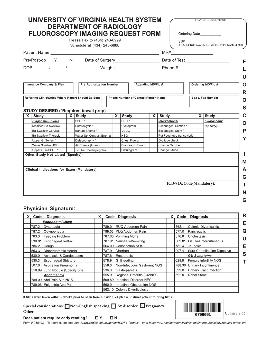 030193 Fluoroimagingrequest