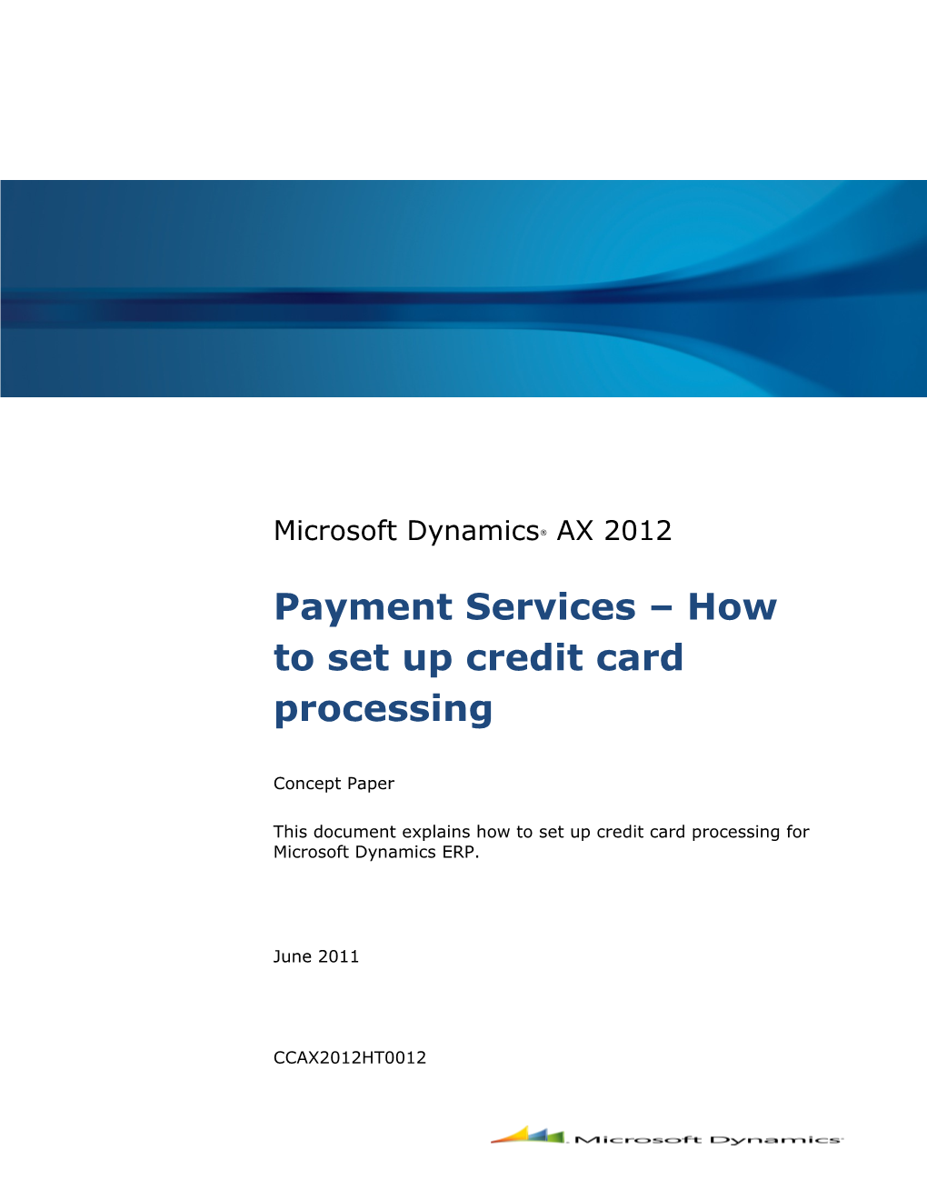 Payment Services How to Set up Credit Card Processing