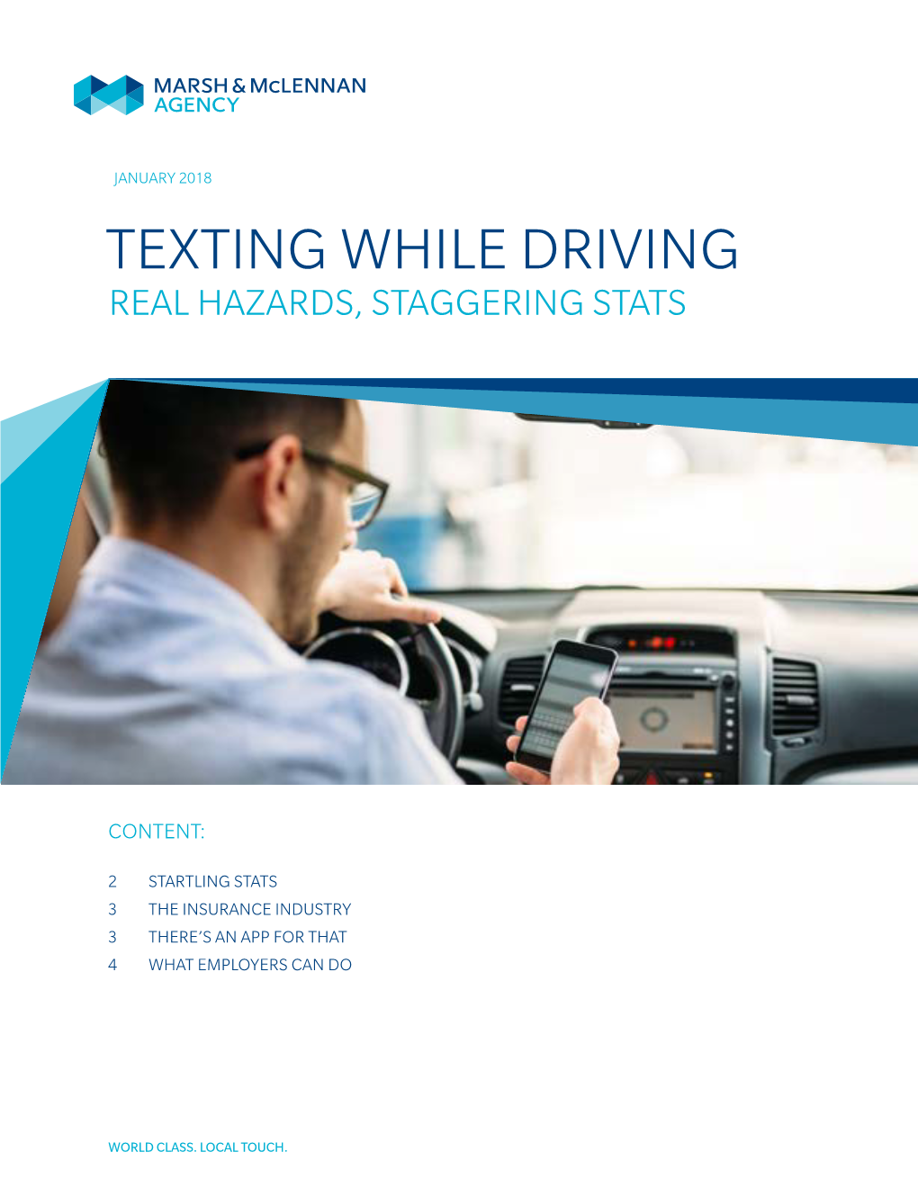 Texting While Driving Real Hazards, Staggering Stats