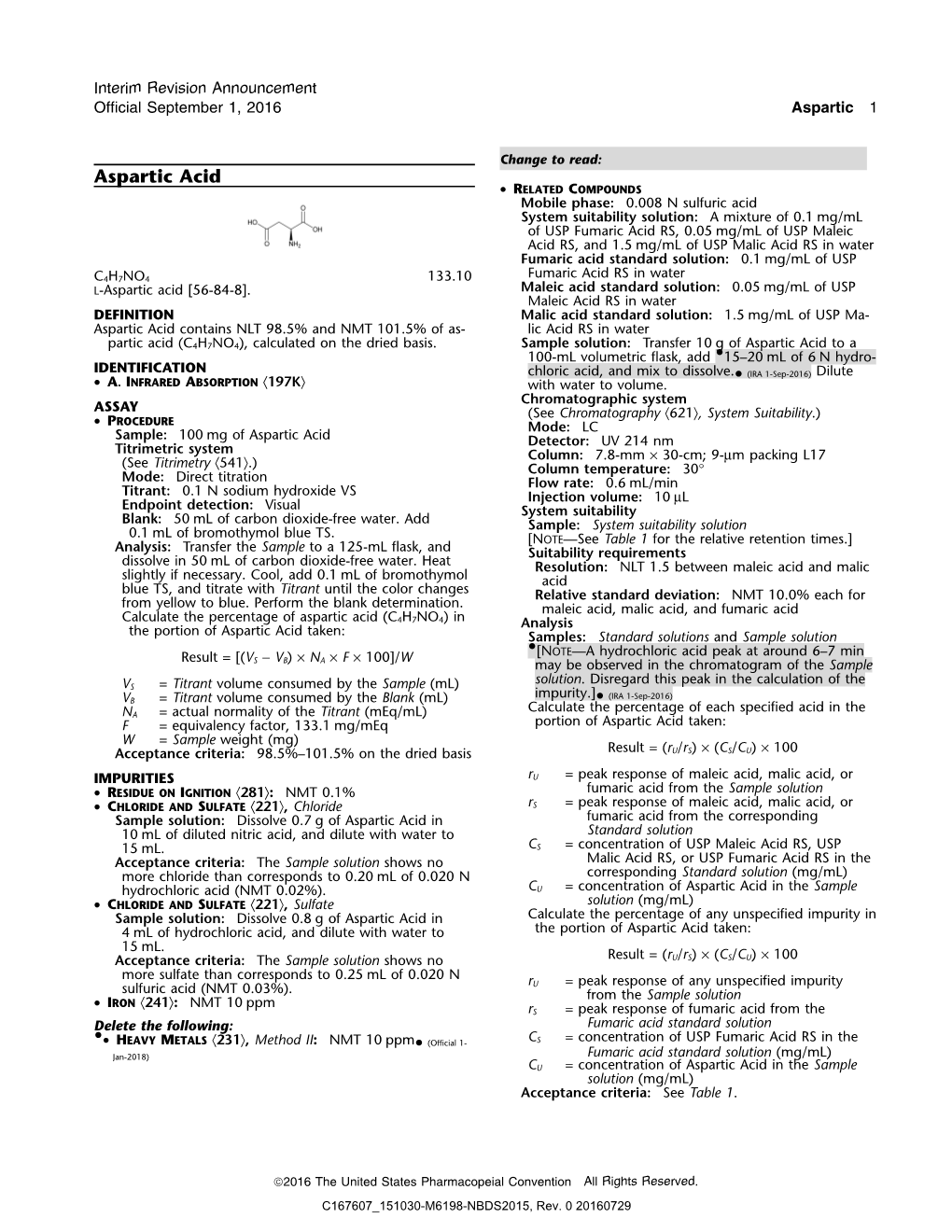 Aspartic Acid