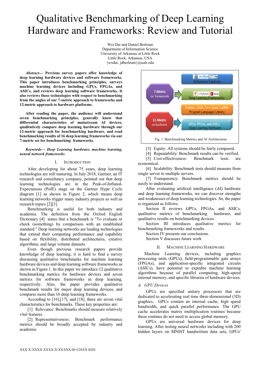 Qualitative Benchmarking of Deep Learning Hardware and Frameworks: Review and Tutorial