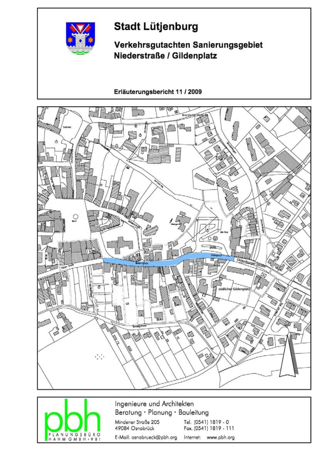 Verkehrsgutachten Sanierungsgebiet Niederstraße / Gildenplatz