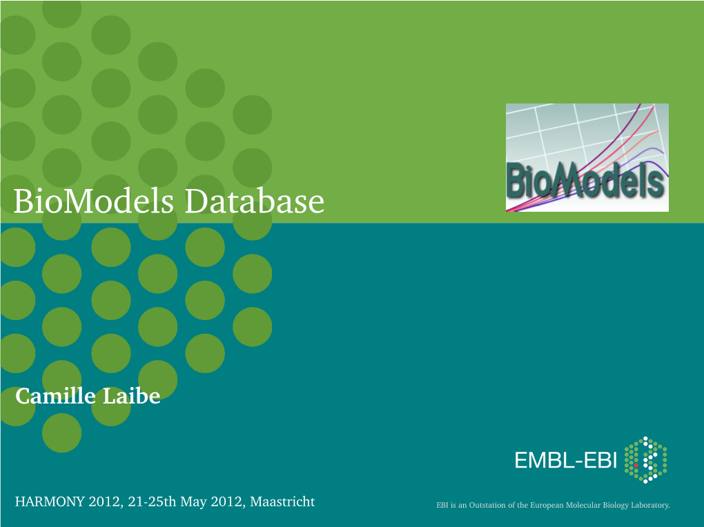 Biomodels Database