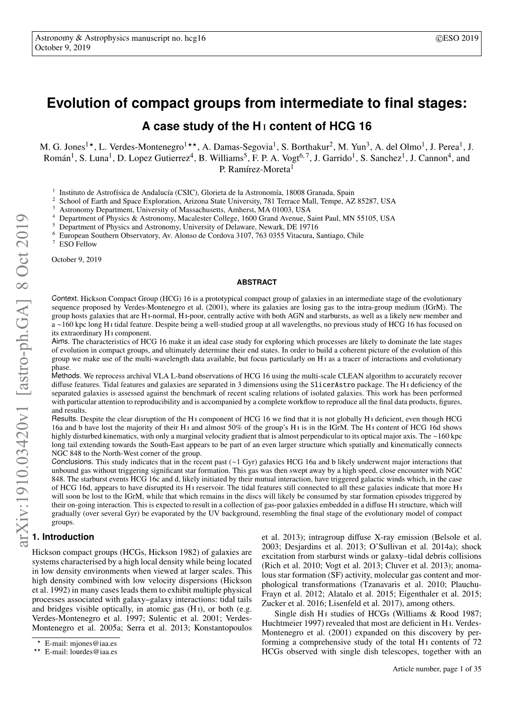 Evolution of Compact Groups from Intermediate to Final Stages: a Case