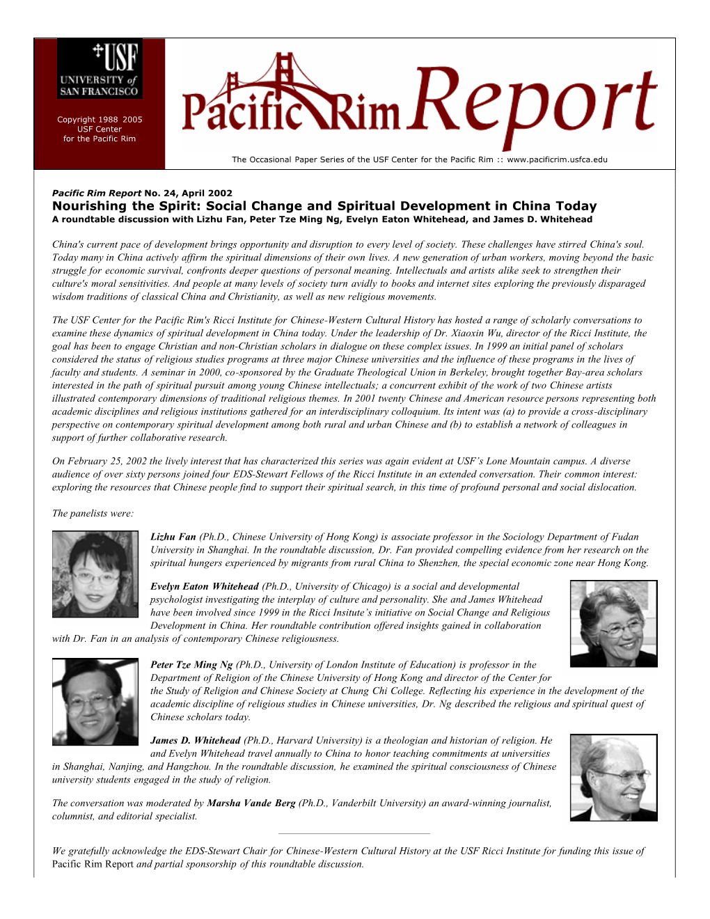 Pacific Rim Report No.24