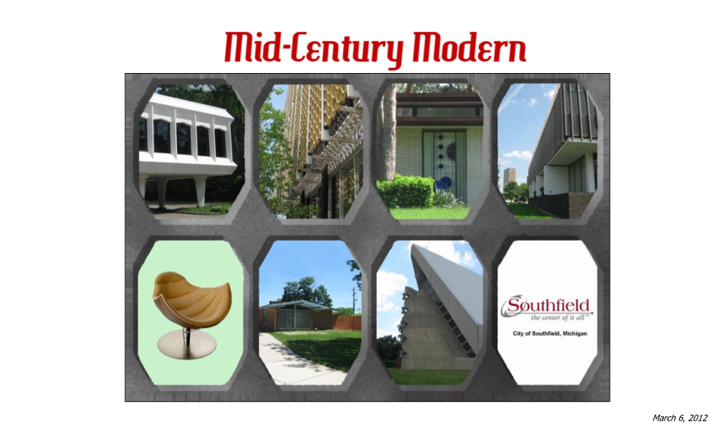 Mid Century Modern Design Guidelines