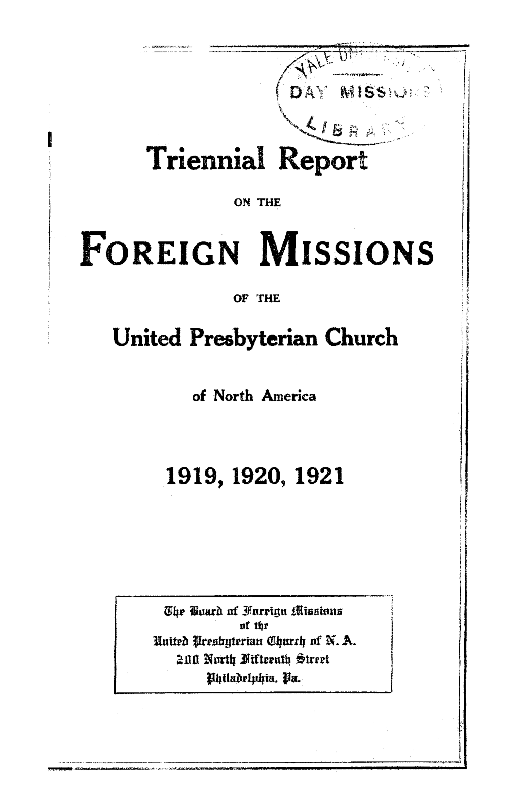 Triennial Report