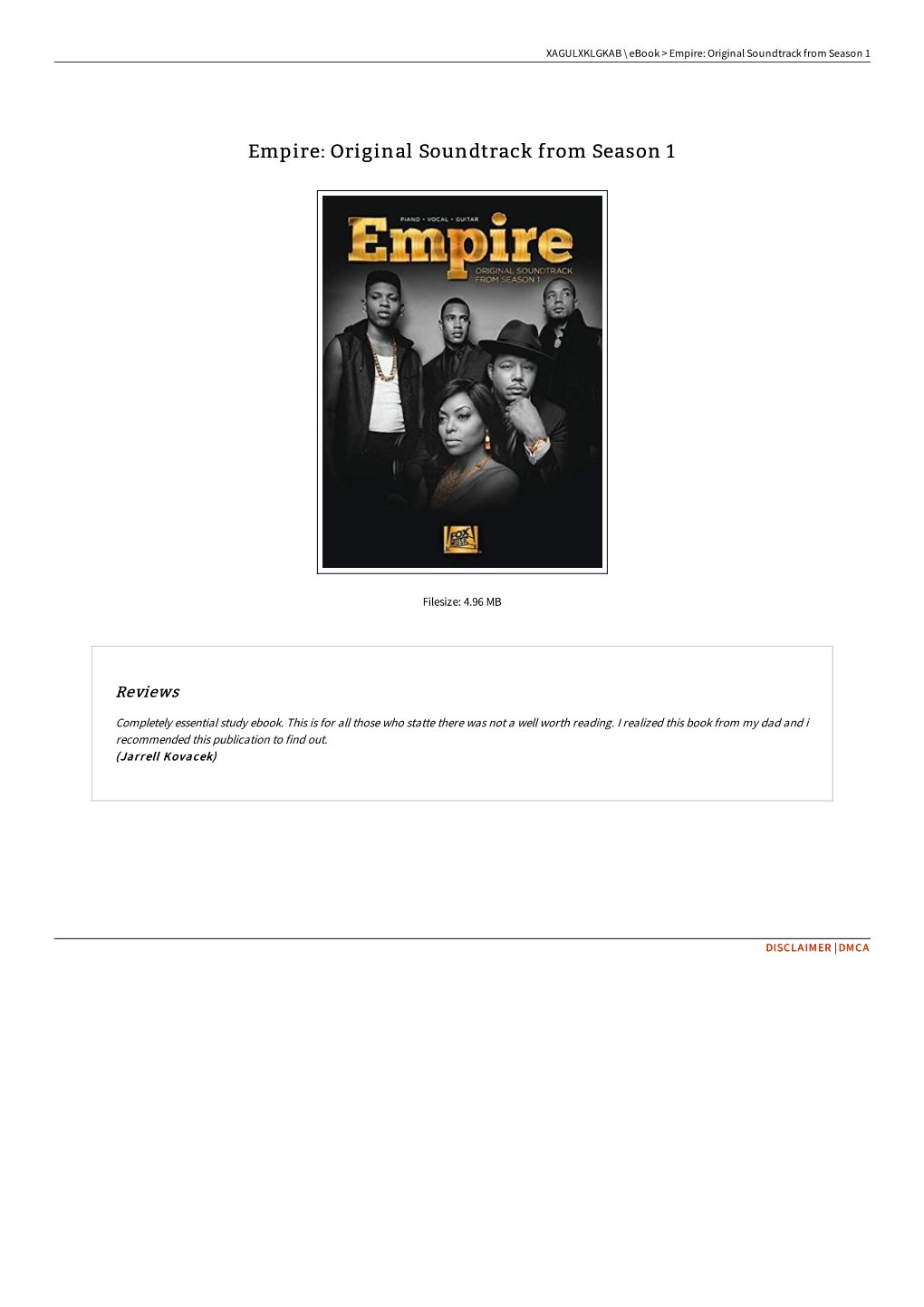 Read PDF &gt; Empire: Original Soundtrack from Season 1