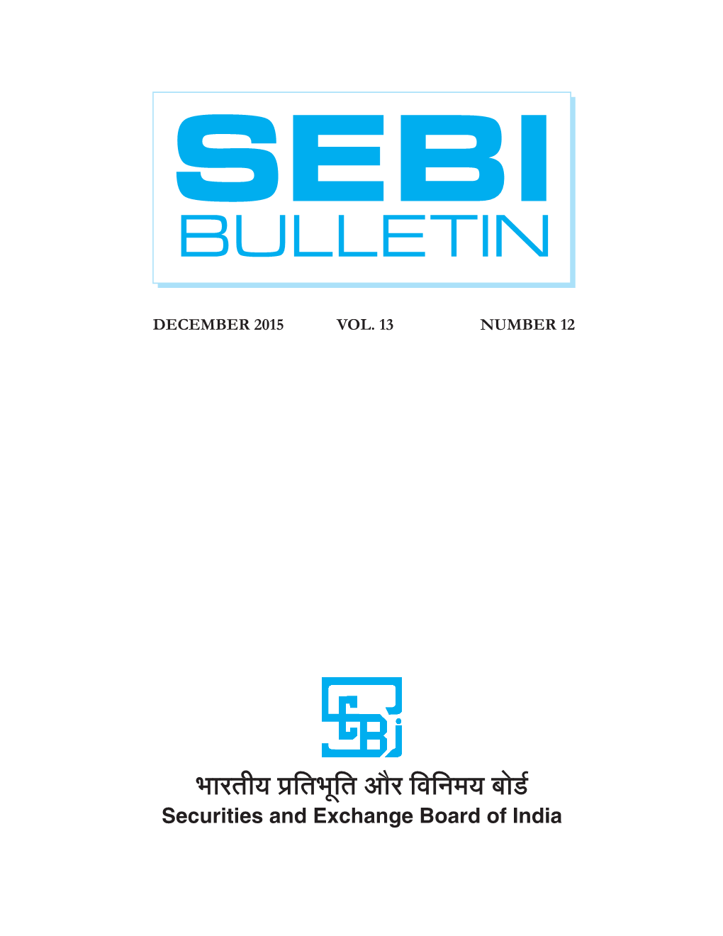 Sebi Bulletin