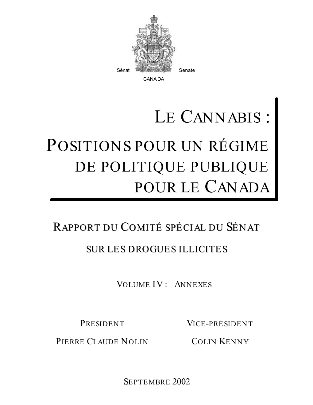 De Politique Publique Pour Le Canada