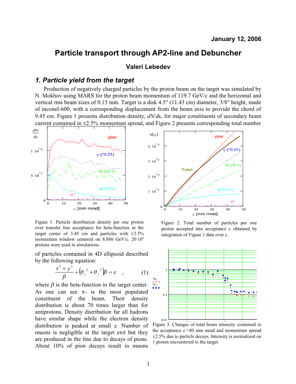 Particle Transport Through AP2-Line and Debuncher