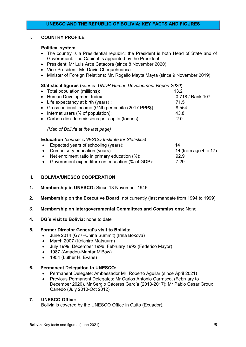 Key Facts and Figures I. Country Profile