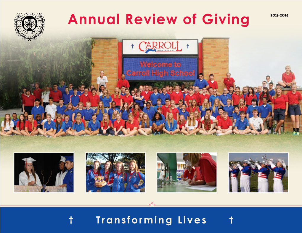 Annual Review of Giving 2013-2014