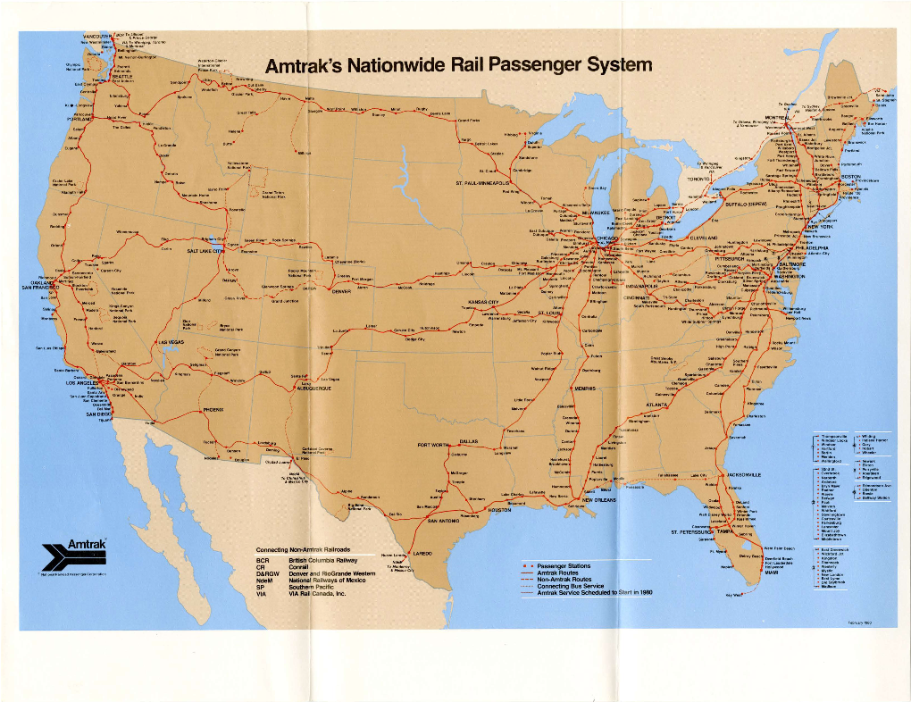 Amtrak's Nationwide Rail Passenger System SEATTLE 97.Mtlit