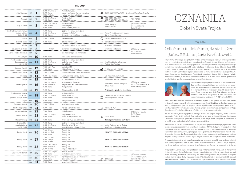 Oznanila 2014-05