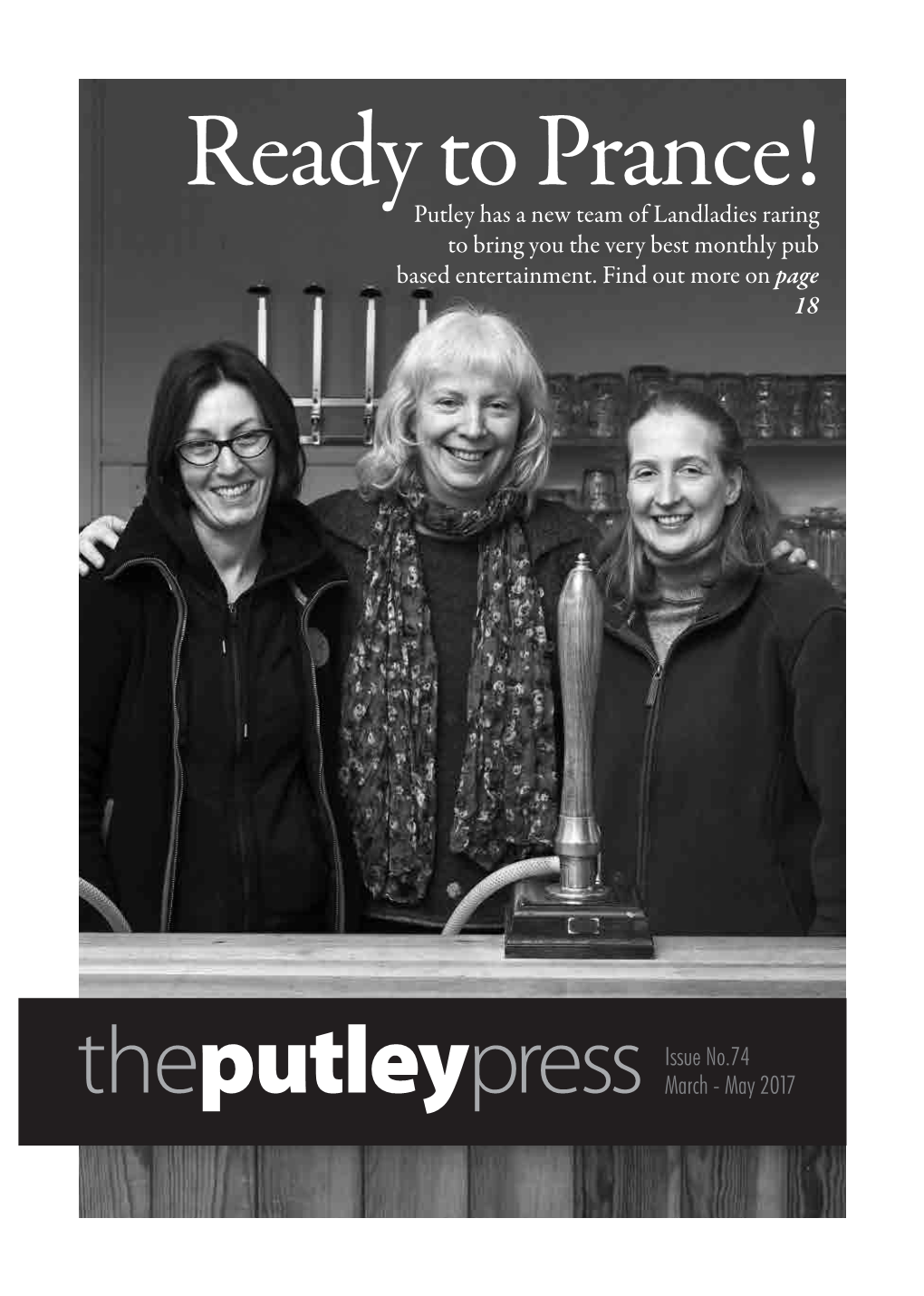 Ready to Prance! Putley Has a New Team of Landladies Raring to Bring You the Very Best Monthly Pub Based Entertainment