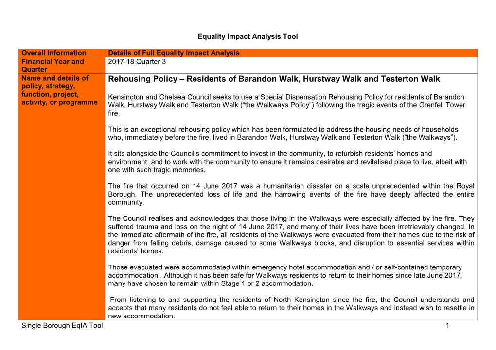 Residents of Barandon Walk, Hurstway Walk and Testerton Walk