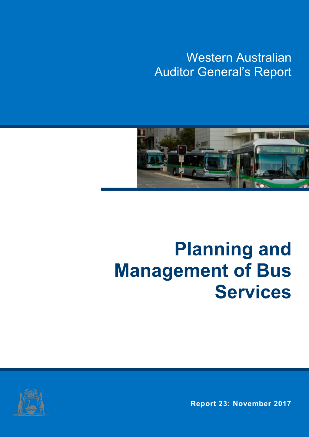 Planning and Management of Bus Services