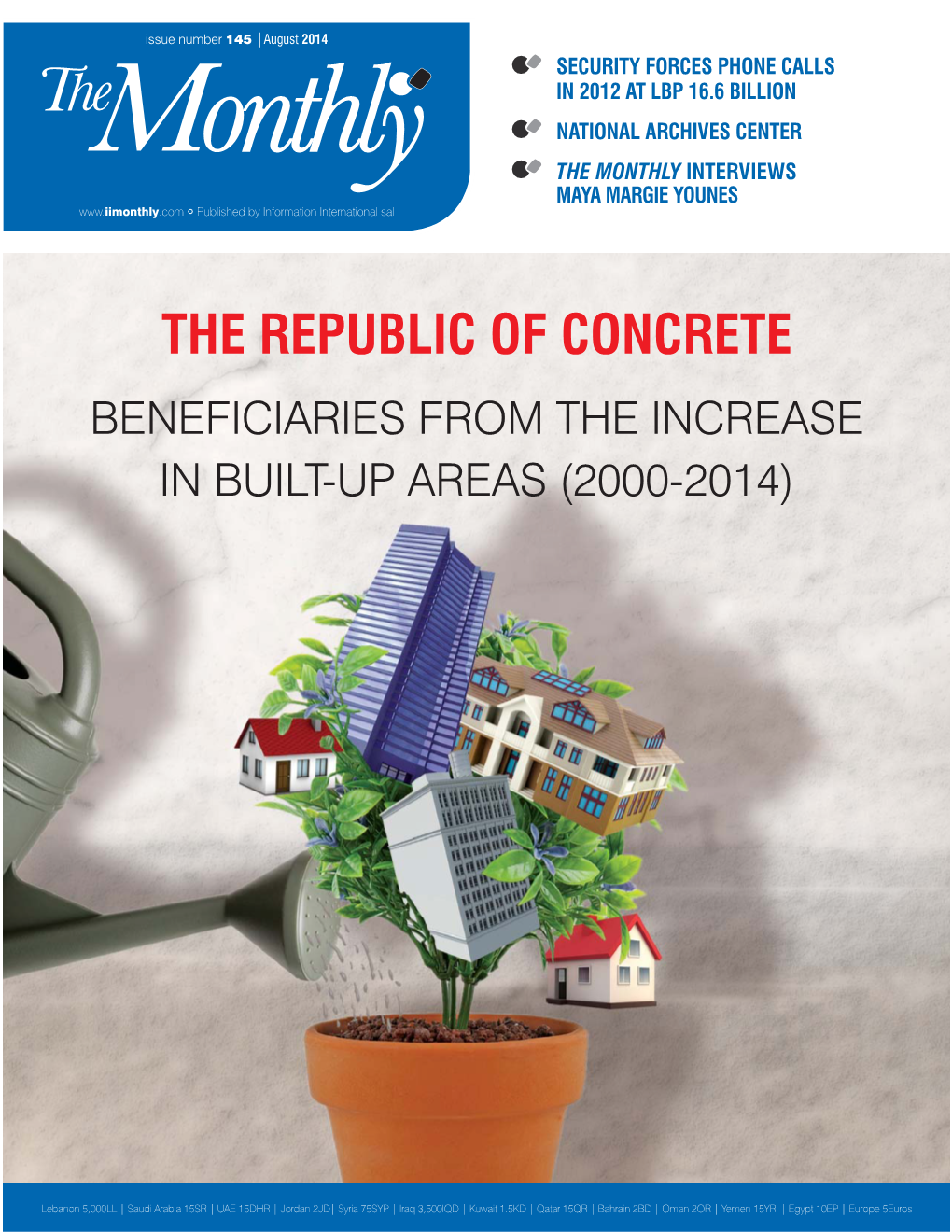 The Republic of Concrete Beneficiaries from the Increase in Built-Up Areas (2000-2014)